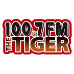 100.7 The Tiger logo