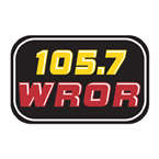 105.7 WROR logo