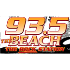 93.5 The Beach logo