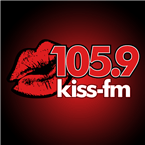 105.9 Kiss logo