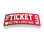 93.7 The Ticket KNTK logo