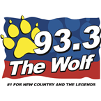 93.3 THE WOLF logo