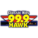 99.9 The Hawk logo