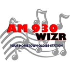 102.9 and 930 AM WIZR logo
