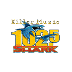 102.5 The Shark logo