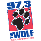 97.3 The Wolf logo