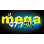 La Mega 97.7 logo