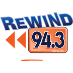 Rewind 94.3 logo