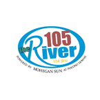 105 The River logo