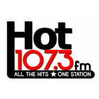 HOT 107.3 FM logo