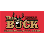 103.7 The Buck logo