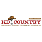 105.5 KD Country logo