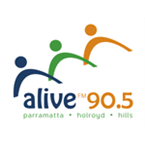 Alive 90.5 FM logo