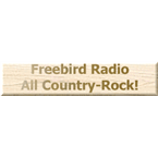 Freebird Radio "All Country-Rock!" logo