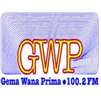 Gema Wana Prima, 100.2 FM logo