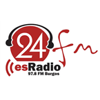 24 FM esRadio Burgos logo