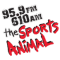 95.9 & 610 AM The Sports Animal logo