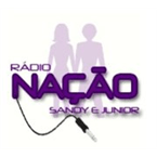 Rádio Nação Sandy & Junior logo