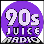 A .RADIO 90s JUICE logo