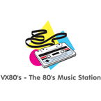 VX80 The 80's Station logo