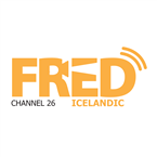 FRED FILM RADIO CH26 Icelandic logo