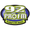 92 PRO-FM logo