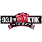 93.1 FM and 1350 AM KTIK The Ticket logo