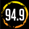 The Rock at 94.9 & 93.3 logo