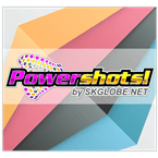 Powershots! by SKGLOBE.NET logo