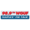 98.9 WGUF Naples FM Talk logo