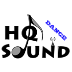 A back taste of HQ Sound Dance logo