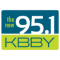 The New 95.1 KBBY logo