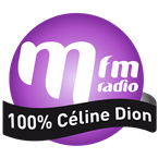 M RADIO 100% CELINE DION logo