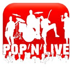 Pop N Live logo