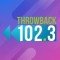 Throwback 102.3 logo