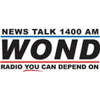 News Talk 1400 and 92.3 WOND logo