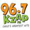 KZAP 96.7 Rockin' The Classic Hits logo