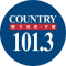 Country 101.3 WYKR FM logo
