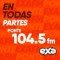 Exa FM 104.5 Celaya logo