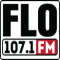 THE NEW FLO 107.1 logo