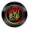 HOT 876 RADIO logo