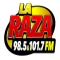 La Raza 98.7 FM Santa Ana logo