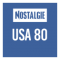 NOSTALGIE USA 80 logo