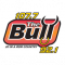 107.7 and 92.1 The Bull logo