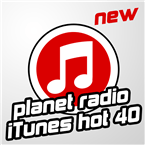 planet radio livecharts top 40 logo
