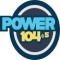 POWER 104.5 FM logo