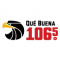 Que Buena 106.5 FM logo