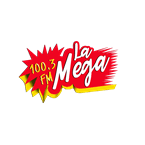 RADIO LA MEGA Sicuani 100.3 fm logo