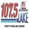 Real Country 107.5 The Lake logo