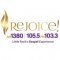 Rejoice 105.5 logo